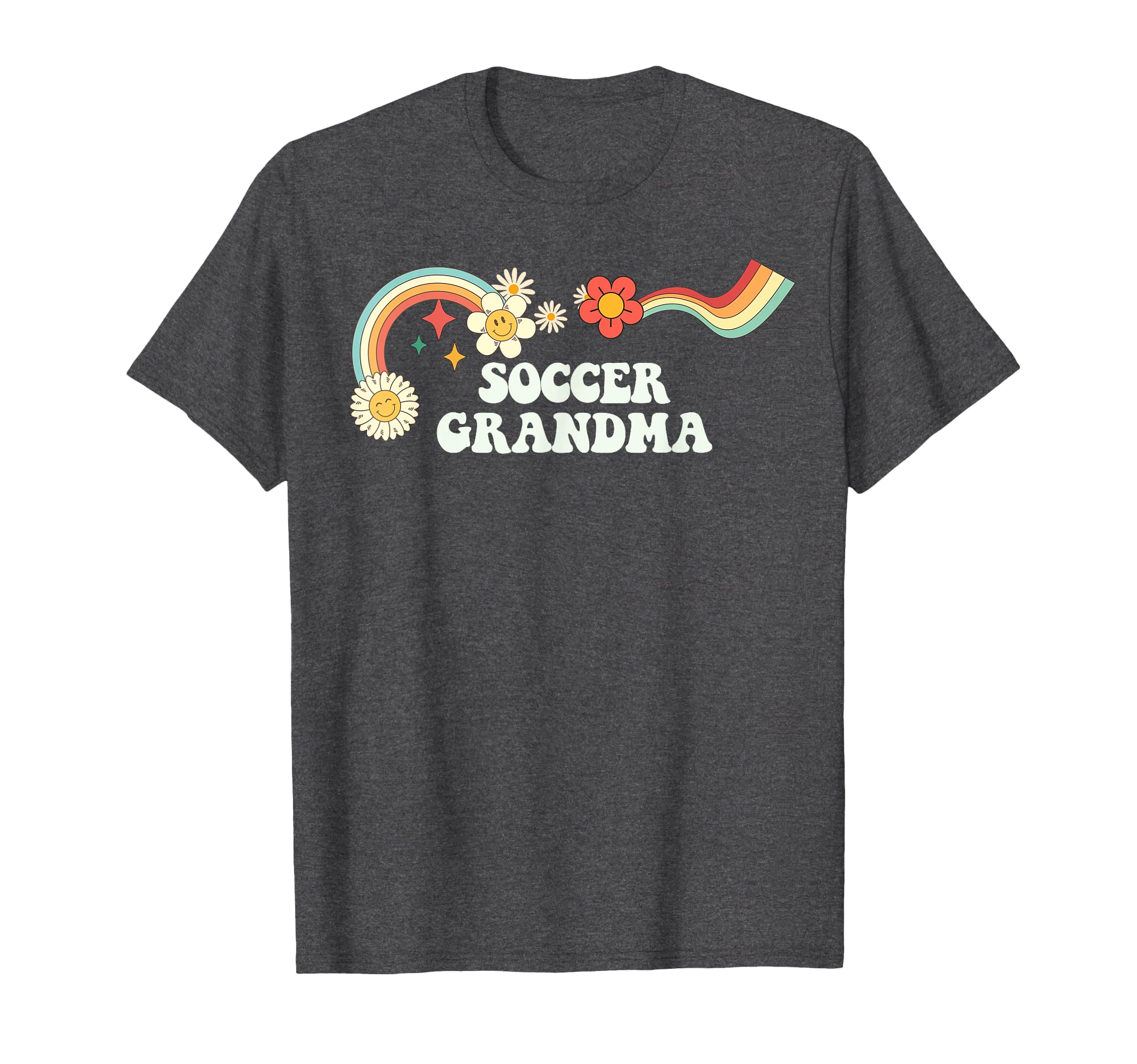 Groovy Script Funny Soccer Grandma T-Shirt - Unique Graphic Men Women