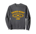 Sacred Heart Lions Soccer Ball Sweatshirt - Fun Novelty Design Men Women