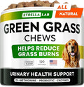 STRELLALAB Green Grass Dog Chews - Dog Pee Grass Helper - Supplement Urine Neutralizer for Grass Burn Spots - Grass Treatment for Pet Urine - Pee Lawn Repair Treats with Probiotics - Made in USA