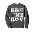 Soccer Game Day Coquette Bow Funny Sweatshirt - Aesthetic Graphic Unisex