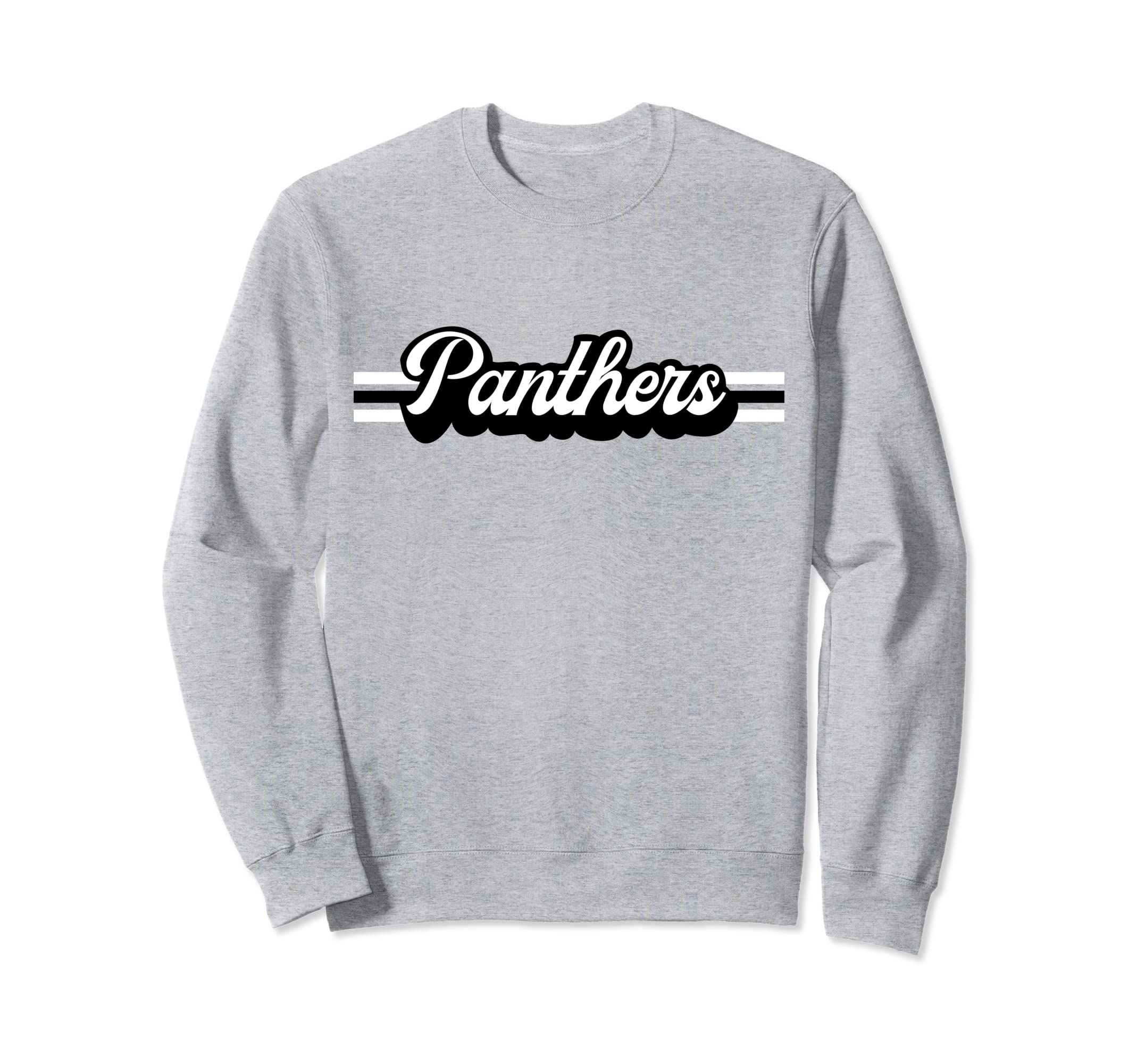 Panthers Mascot School Spirit Sweatshirt - Fun Novelty Design for Adults