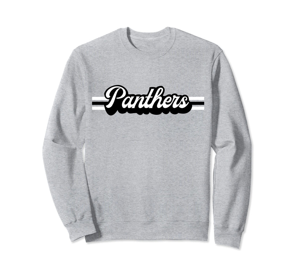 Panthers Mascot School Spirit Sweatshirt - Unique Graphic for Adults