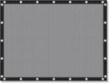 VICLLAX Shade Fabric Sun Shade Cloth with Every 2 FT Grommets for Patio Garden Pergola Cover Canopy 4x23 FT, Light Grey