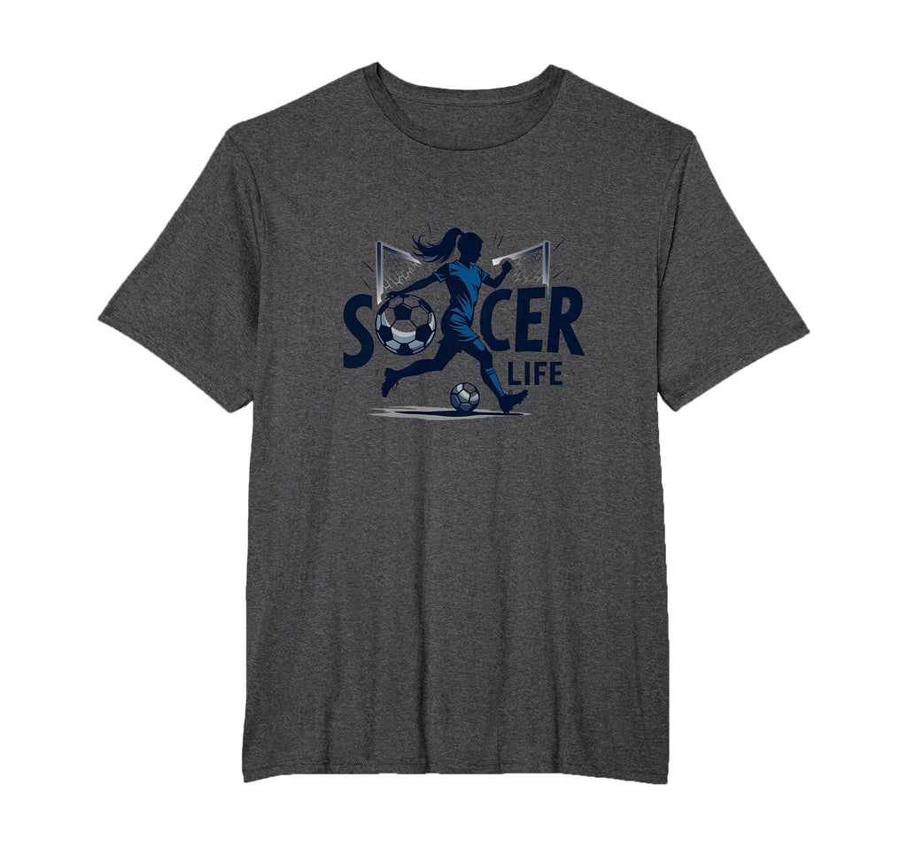 Soccer Is Life Womens Passion T-Shirt - Unique Graphic for Adults