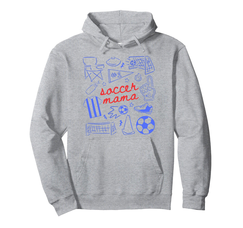 Soccer Mama Mothers Day Game Day Hoodie - Streetwear Style for Adults