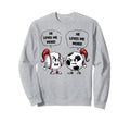 Baseball Soccer Funny He Loves Me More Sweatshirt - Trendy Graphic Unisex