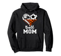 Ball Mom Funny Soccer Football Hoodie - Novelty Apparel for Adults