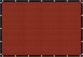 VICLLAX Shade Fabric Sun Shade Cloth with Every 2 FT Grommets for Patio Garden Pergola Cover Canopy 9x16 FT, Rust Red