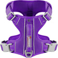 BARKBAY Dog Harness No Pull with ID Tag Pocket - Heavy Duty, Reflective, Easy Control for Large Dogs(Purple,S)