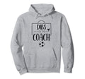 Funny Dibs Coach Soccer Ball Wife Coaching Hoodie - Unique Graphic Unisex