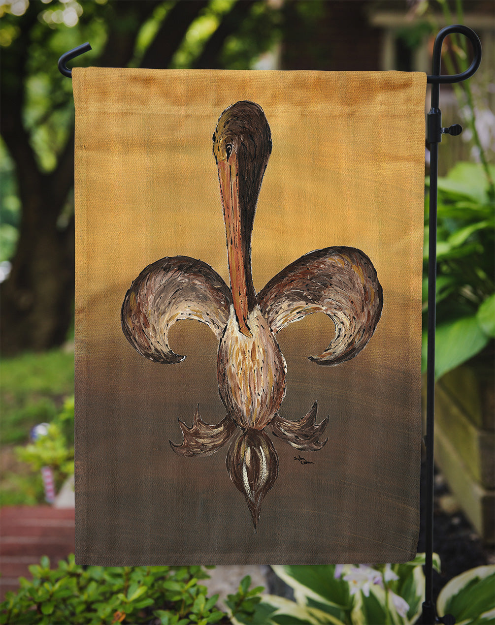 Pelican Garden Flag Mailbox Decorative Yard Banner Outside Patio Artwork for Flower Beds, Garden Size, Multicolor