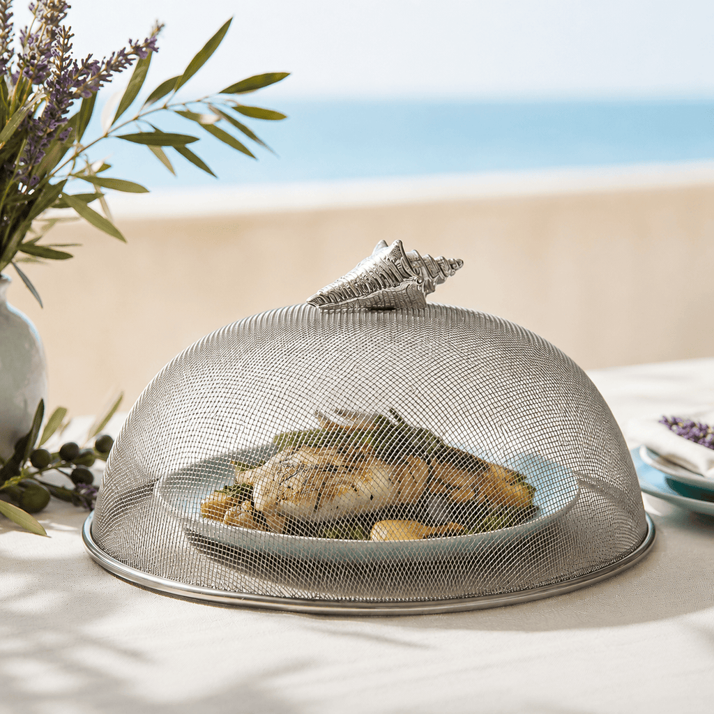 Conch Shell Stainless Mesh Picnic Cover