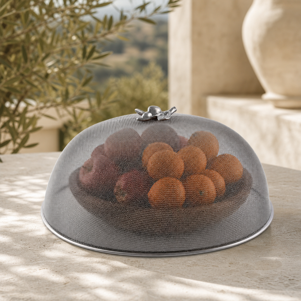 Olive Stainless Mesh Picnic Cover