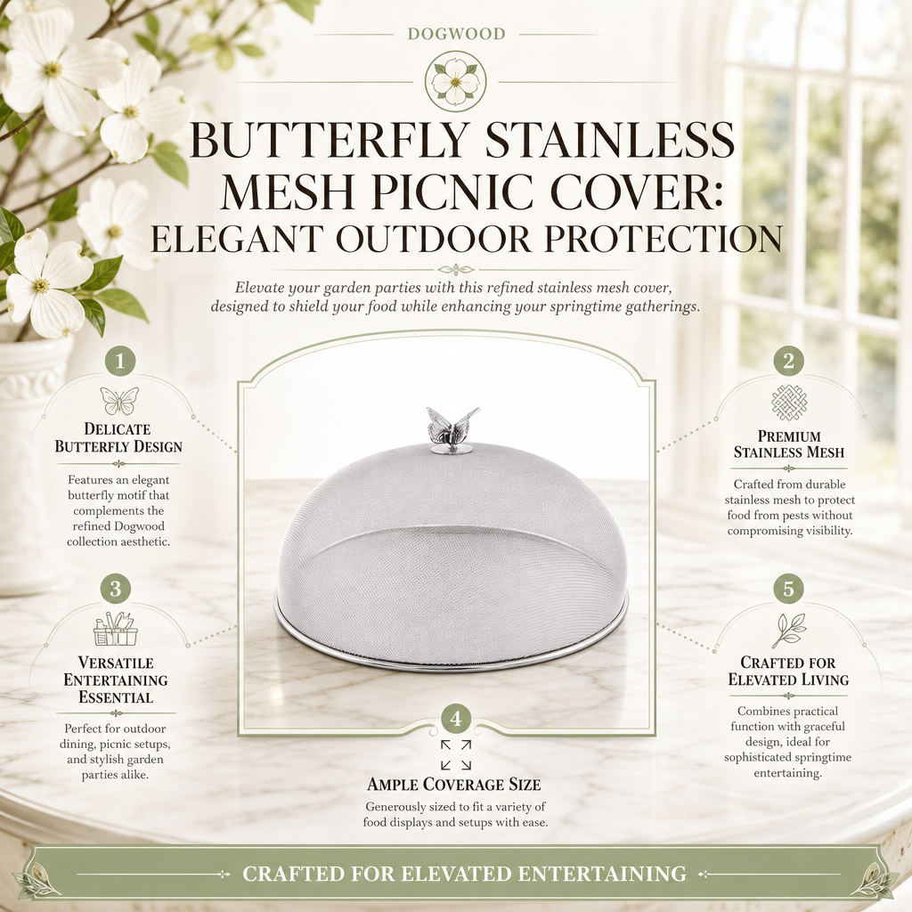 Butterfly Stainless Mesh Picnic Cover