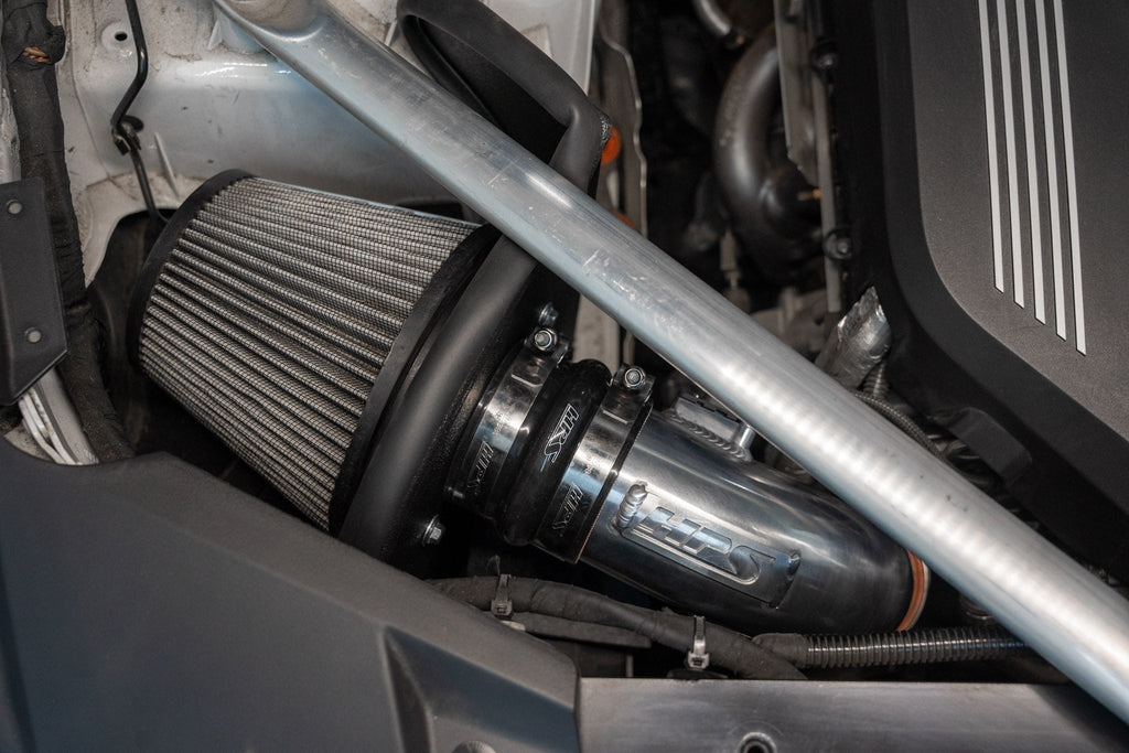 HPS Performance Products Air Intake Kit 2020-2023 BMW X6 3.0L Turbo B58 G06, Includes Heat Shield, 827-702