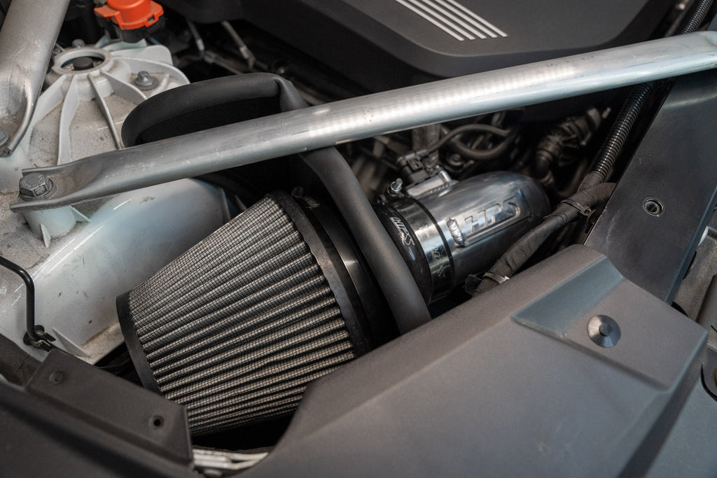 HPS Performance Products Air Intake Kit 2020-2023 BMW X6 3.0L Turbo B58 G06, Includes Heat Shield, 827-702