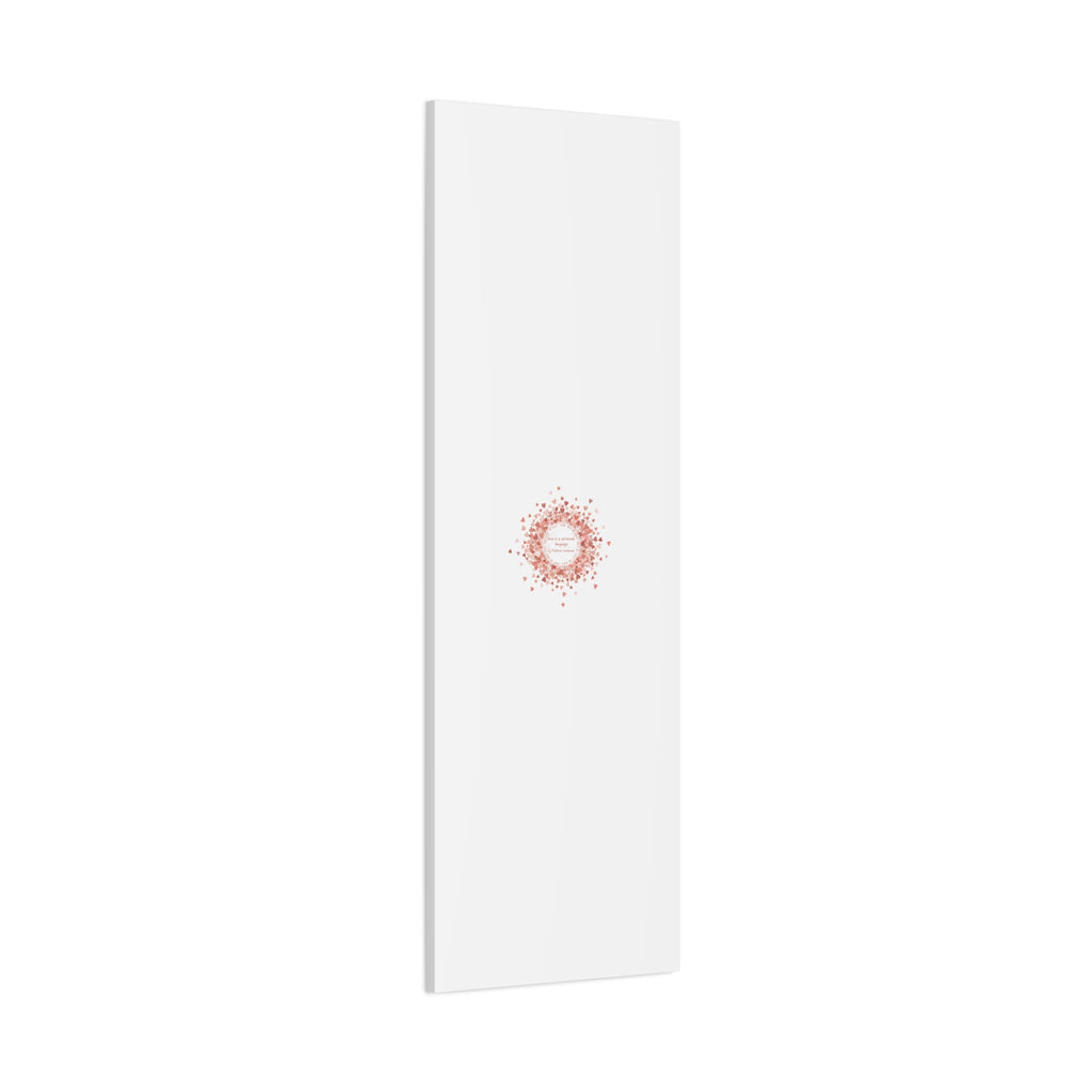 Tiny Heart Confetti Canvas | Matte Stretched Wall Art