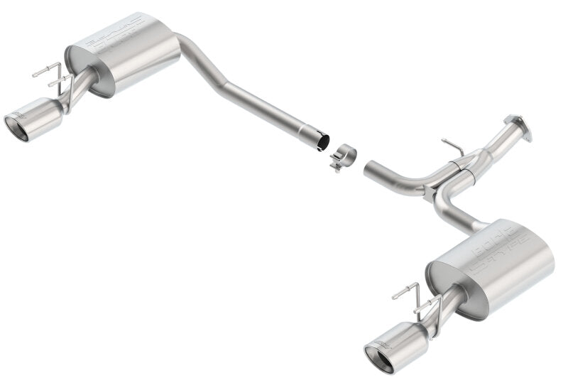 Borla 13-15 Honda Accord Coupe 3.5L FWD SS Rear Section Single Split Rear Exit Touring Exhaust 11853