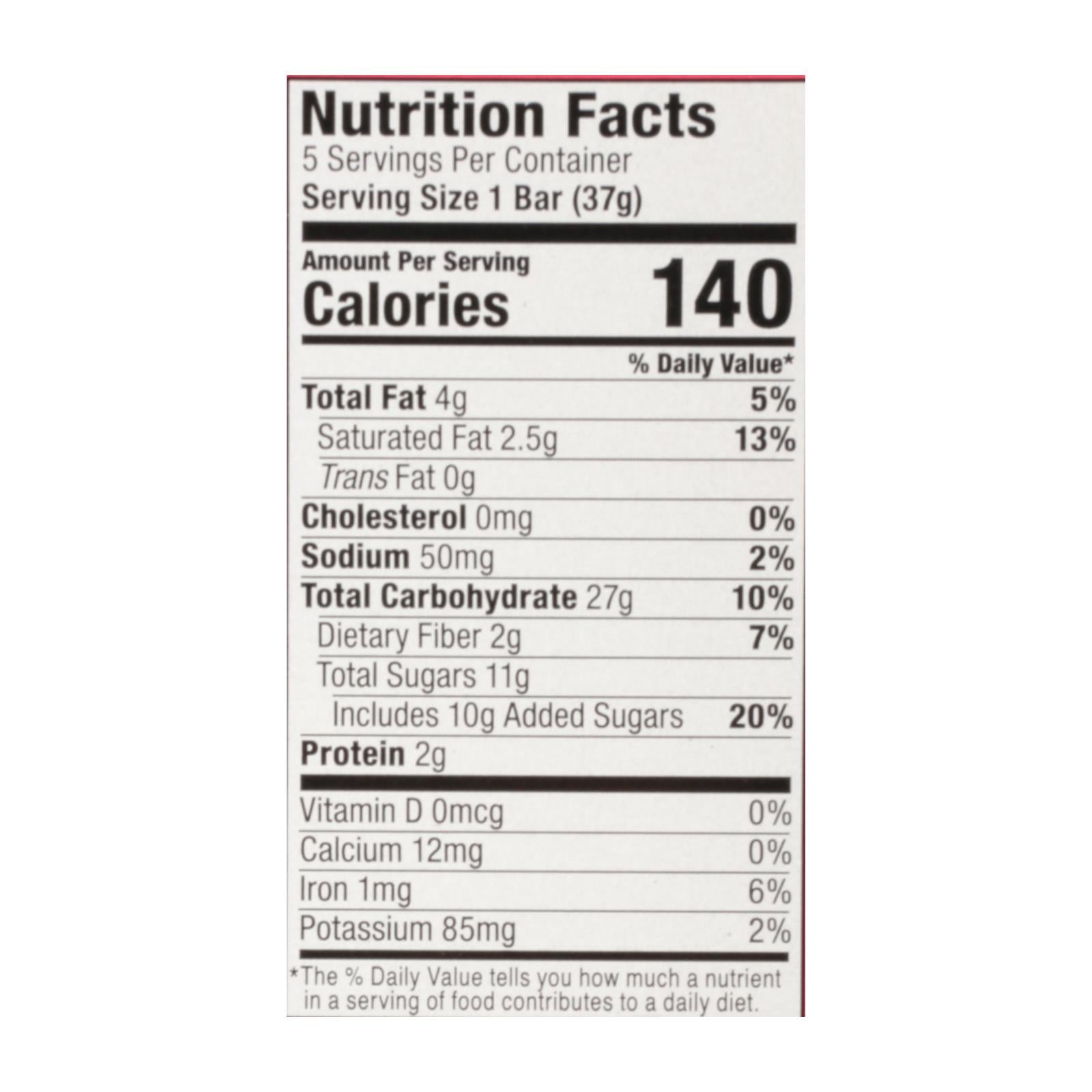 Bobo's Strawberry Stuffed Bites Oat Bars, 6-Pack, 6.5 Oz