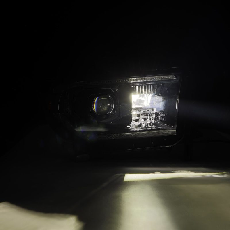 AlphaRex 07-13 Toyota Tundra / 08-17 Sequoia LUXX-Series LED Proj HL Blk w/Actv Lgt Seq. Sig + DRL 880823 *Discontinued