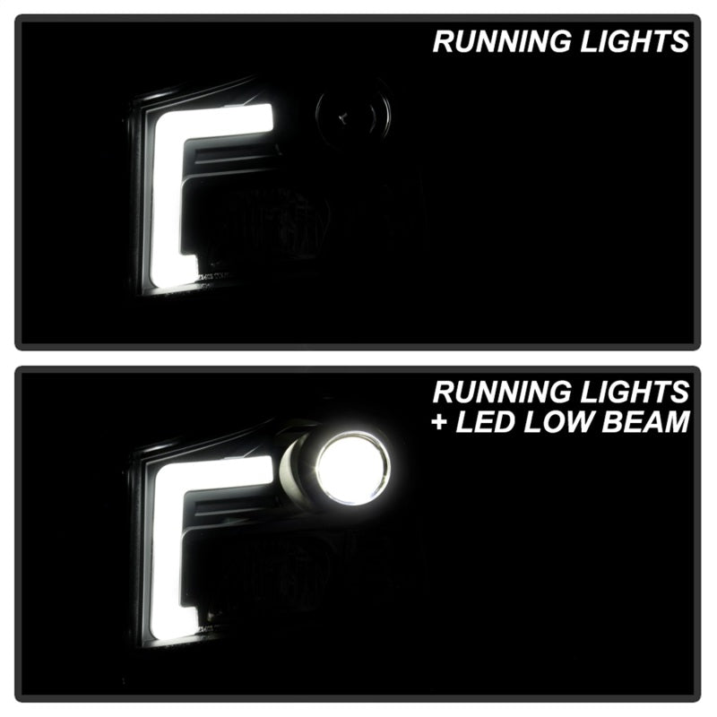 SPYDER 04-15 Nissan Titan High-Power LED Module Equipped Headlights - Black (PRO-YD-NTI04PL-BK) 5088406