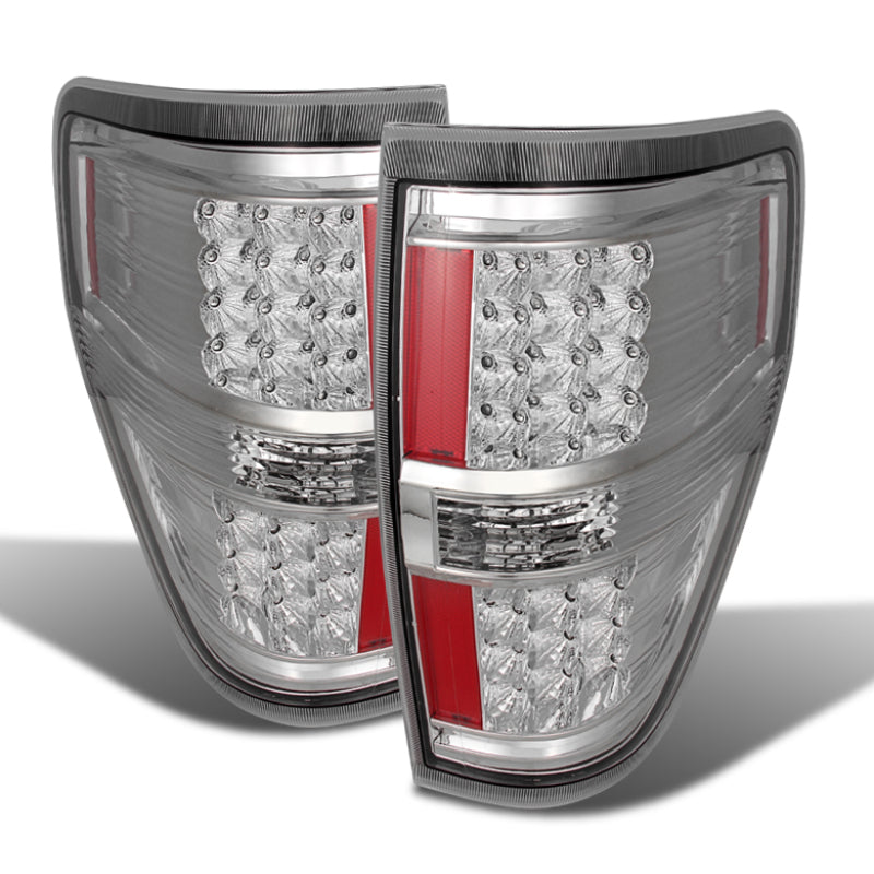 SPYDER Xtune Ford F150 09-14 LED Tail Lights Chrome ALT-JH-FF15009-LED-C 9025631