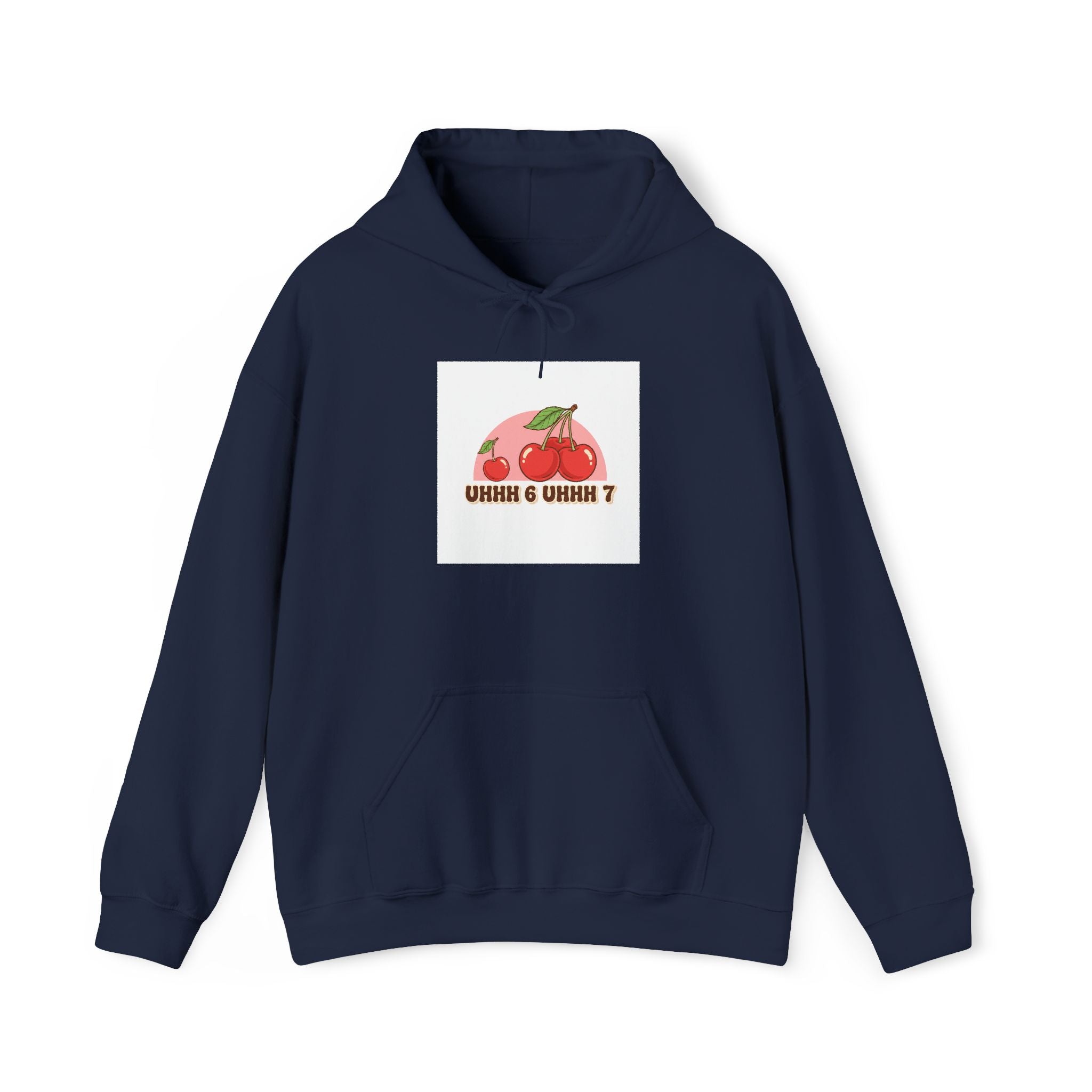 Retro Cherry Graphic Hoodie | kawaii fruit design, vintage cherry motif