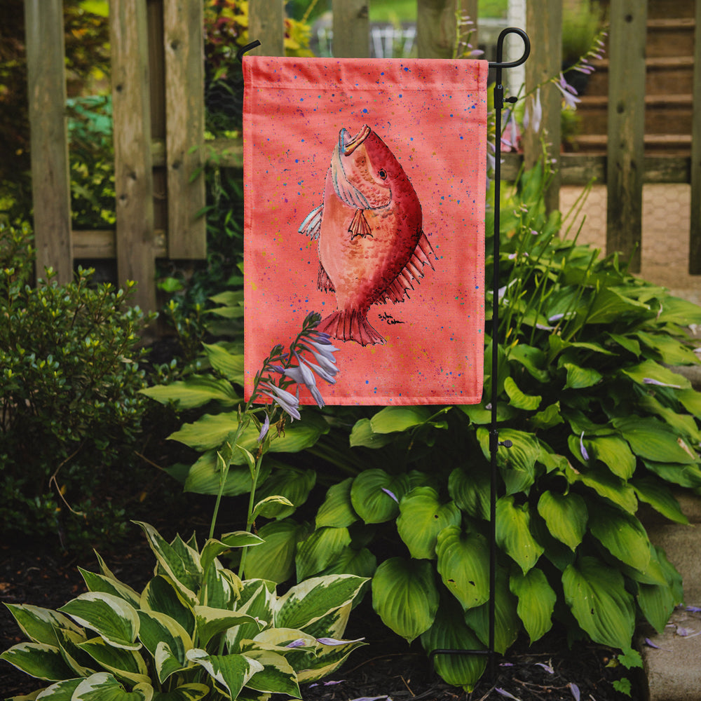 Strawberry Snapper Garden Flag Mailbox Decorative Yard Banner Outside Patio Artwork for Flower Beds, Garden Size, Multicolor