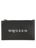 ALEXANDER MCQUEEN Leather Cardholder Wallet - Mini Design