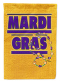 Mardi Gras Garden Flag Mailbox Decorative Yard Banner Outside Patio Artwork for Flower Beds, Garden Size, Multicolor