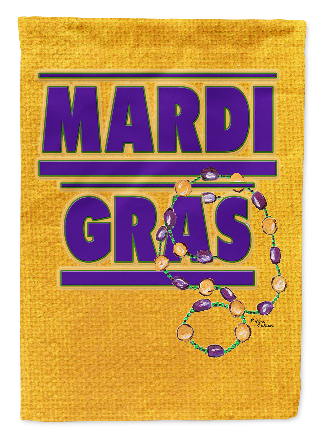Mardi Gras Garden Flag Mailbox Decorative Yard Banner Outside Patio Artwork for Flower Beds, Garden Size, Multicolor