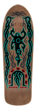 Santa Cruz Eric Dressen Tribal Brown Stain 9.9" Skateboard Deck