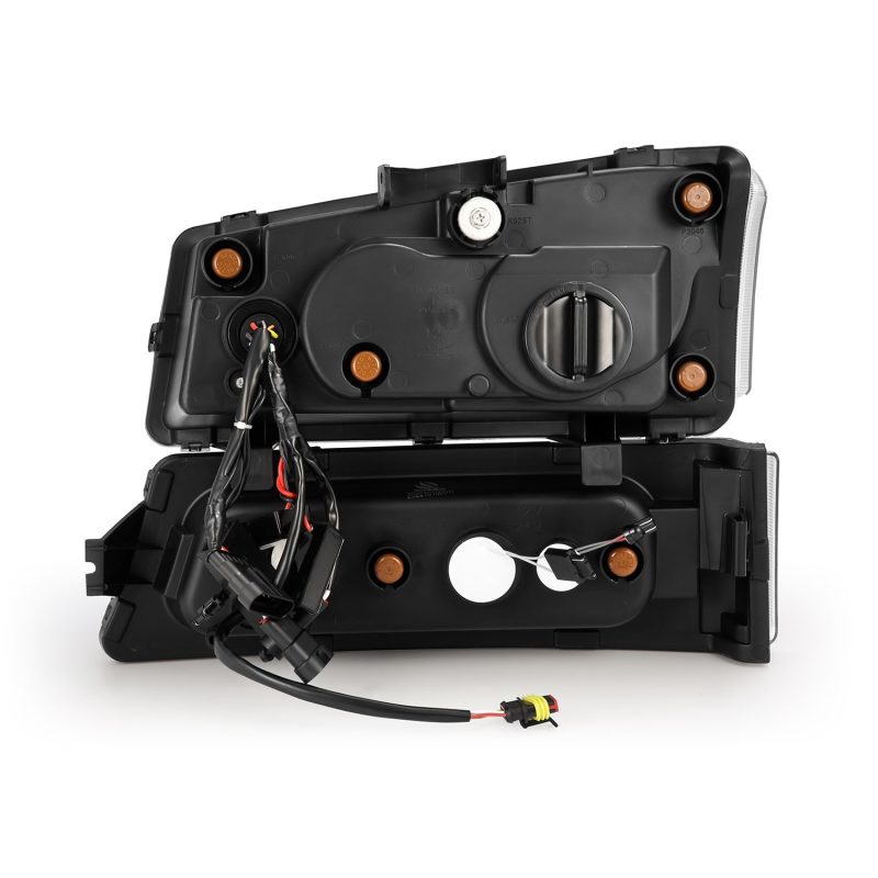 AlphaRex 03-06 Chevy Silverado 1500/2500HD/3500HD/Avalanche Black NOVA LED Proj Headlights 880256 *Discontinued