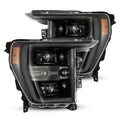 AlphaRex 21-22 Ford F150 Luxx-Series Projector Headlights Alpha-Black w/Activ Light/Seq Signal 880169 *Discontinued