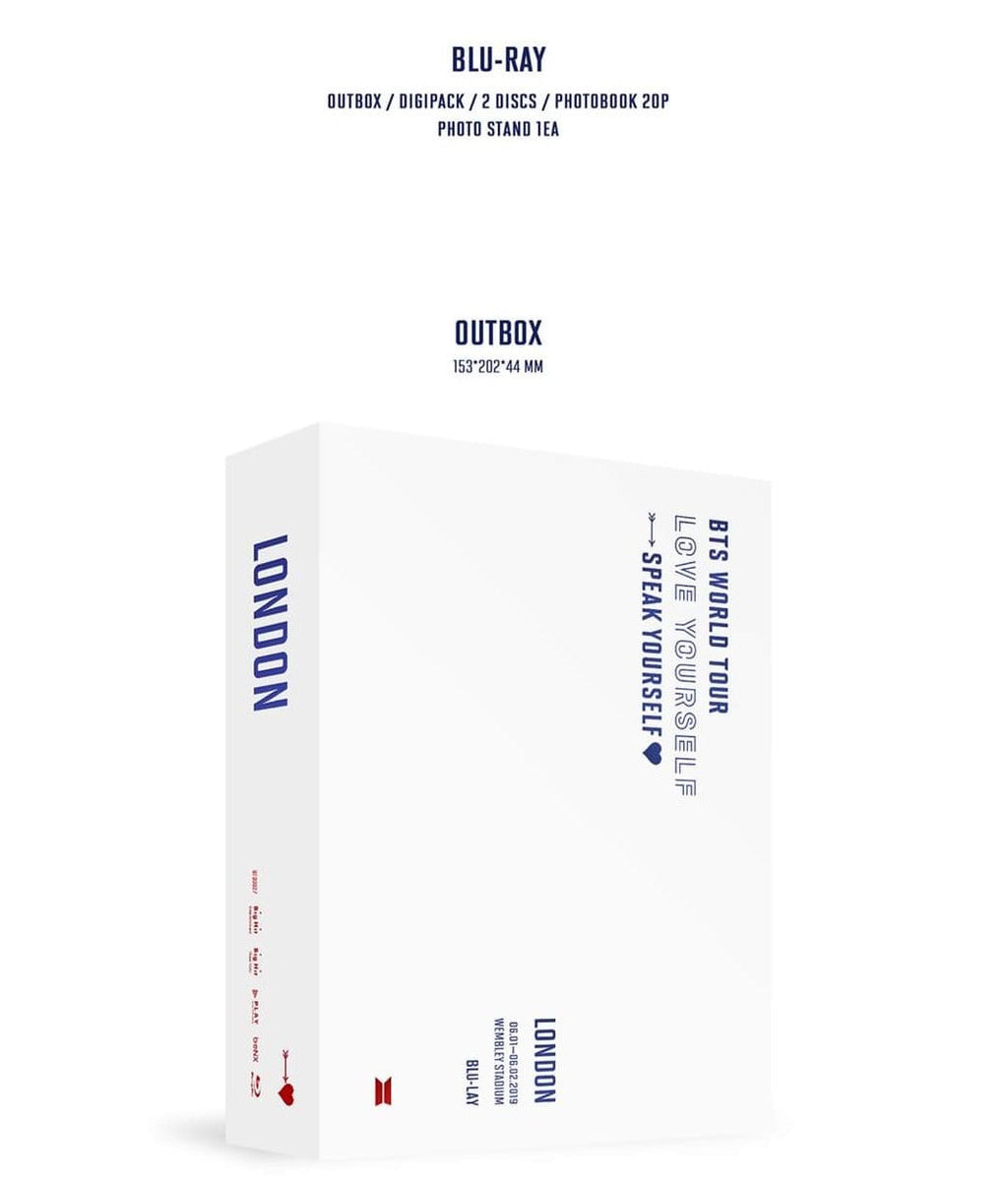 Official BTS World Tour "Love Yourself:  Speak Yourself" London DVD Set