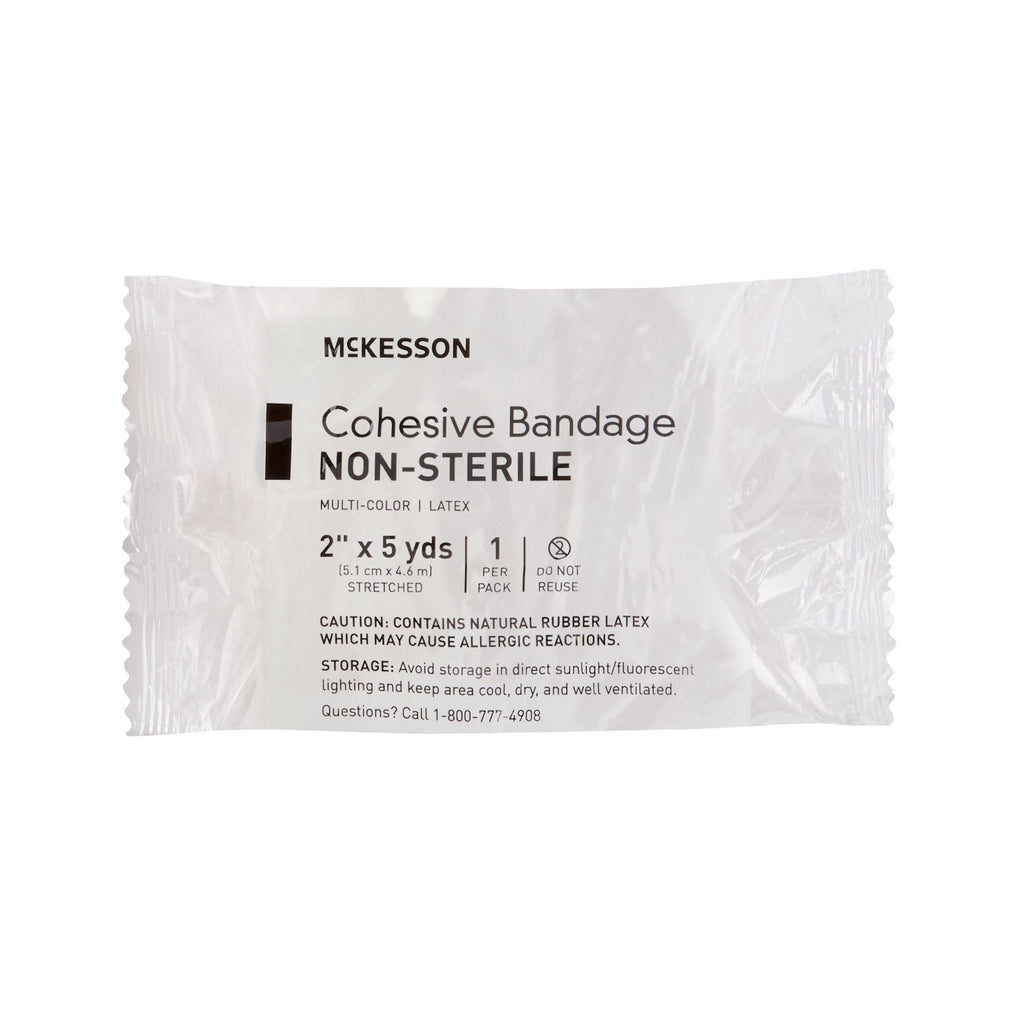 McKesson Self-adherent Closure Cohesive Bandage, 2 Inch x 5 Yard 16-4202