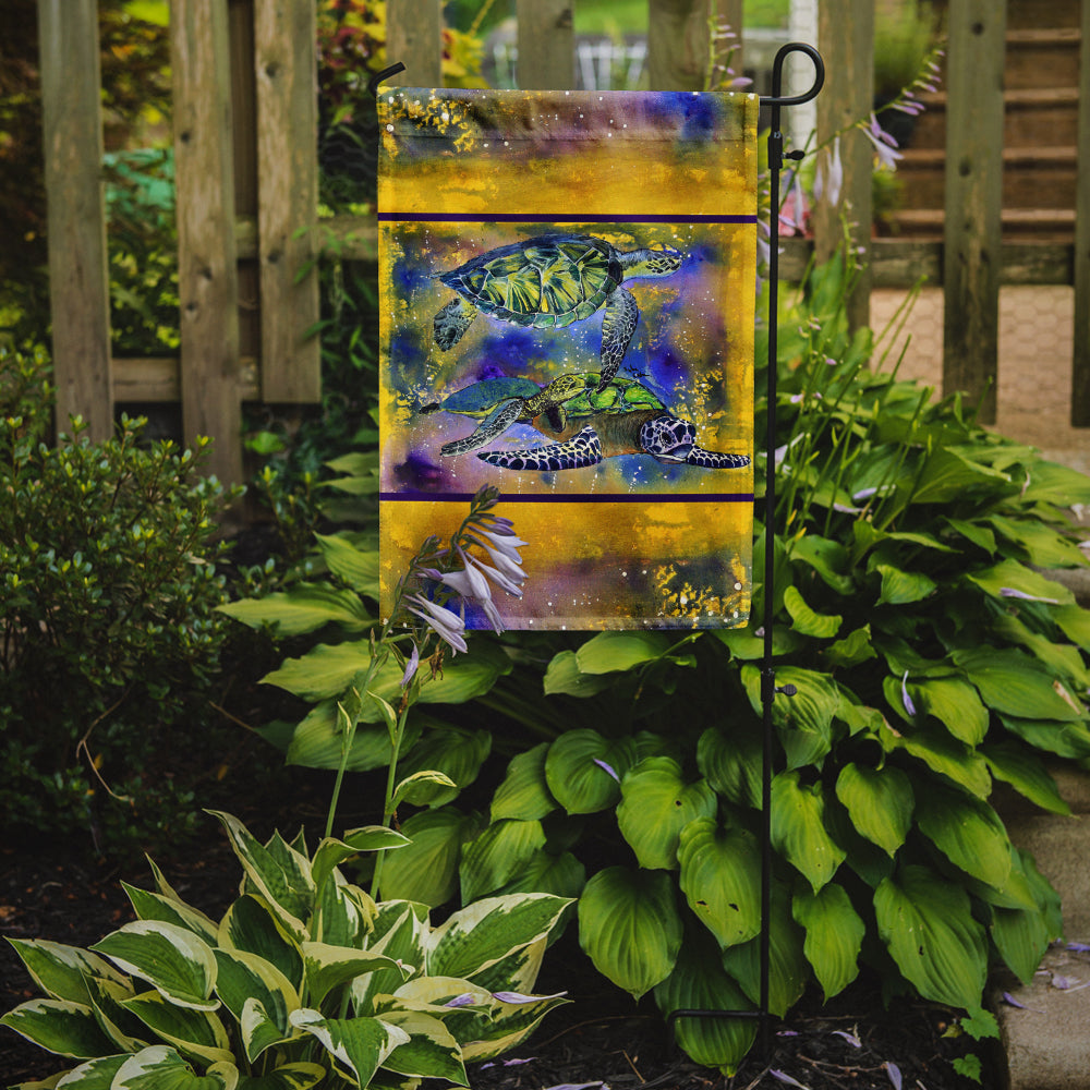 Turtle Garden Flag Mailbox Decorative Yard Banner Outside Patio Artwork for Flower Beds, Garden Size, Multicolor