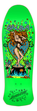 Santa Cruz Salba Witch Doctor Lime 10.4" Skateboard Deck