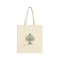 Handwritten Doodle Tree Tote | sketch aesthetic, handwritten message