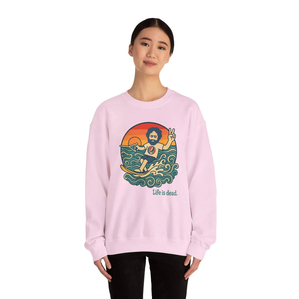 Waterskiin' Jerry Life is dead.® Crewneck