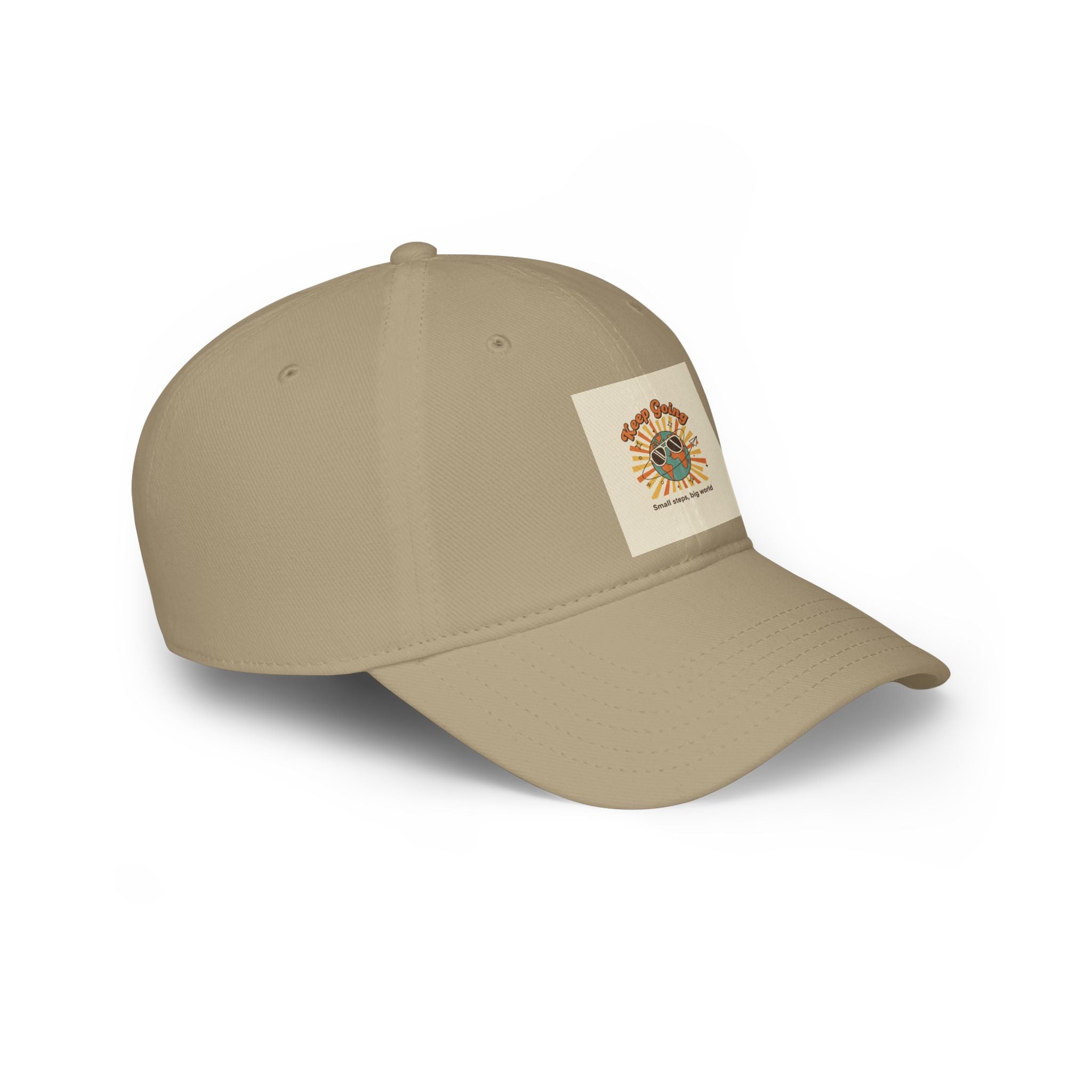 Keep Going: Small Steps, Big World Motivational Cap