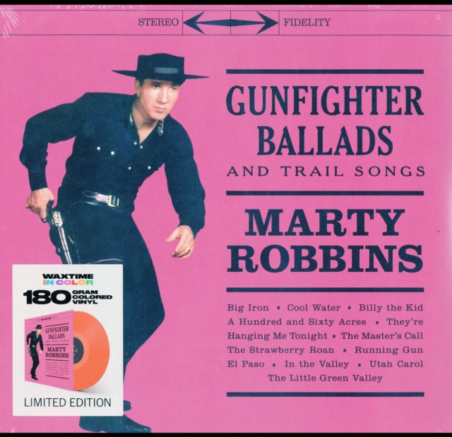 Marty Robbins - Gunfighter Ballads & Gunfighter Ballads & Trail Songs & Gunfighter Ballads & Trail Songs (180G/Red LP Vinyl)