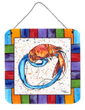 Beach and Seafood Letter O Wall or Door Hanging Prints Aluminum Metal Sign Kitchen Wall Bar Bathroom Plaque Home Decor, 6x6, Multicolor