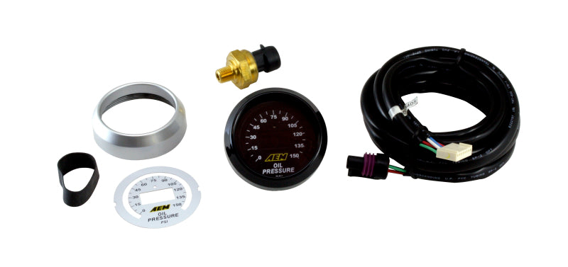 AEM Electronics 52mm Digital Oil Pressure Gauge 0-150 PSI