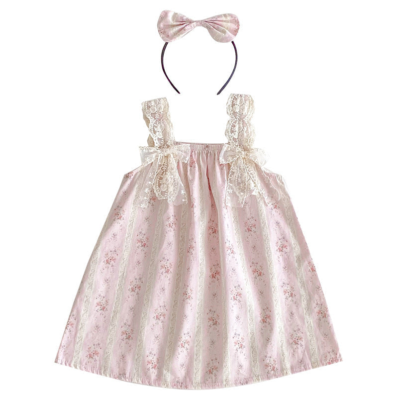 Cute Baby Dress And Vest Sister Outfit