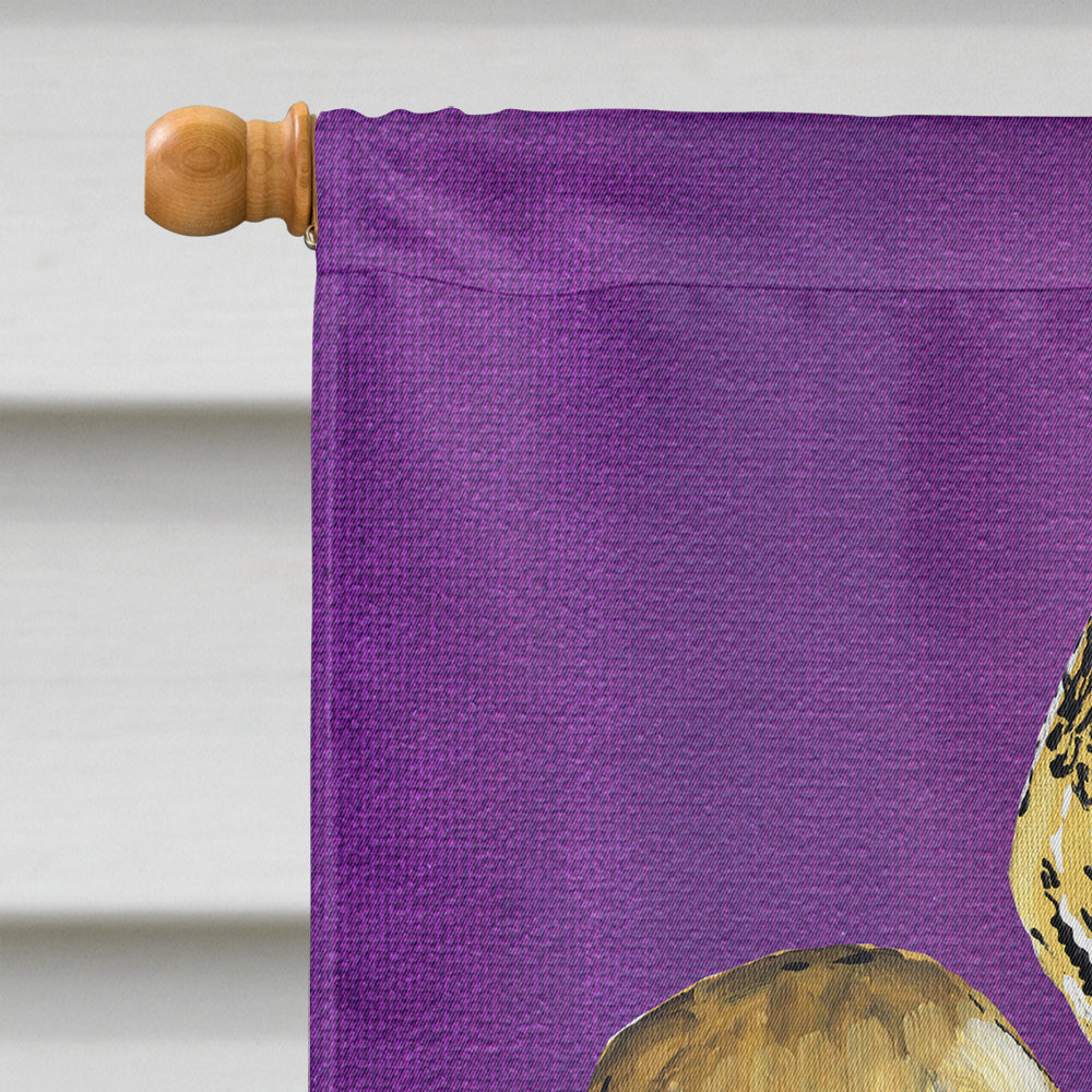 Tiger Fleur de lis Soccer House Flag 28x40 Porch Sleeve Pole Decorative Outside Yard Banner Artwork Wall Hanging, Polyester