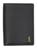 SAINT LAURENT Mini Cassandre Credit Card Wallet