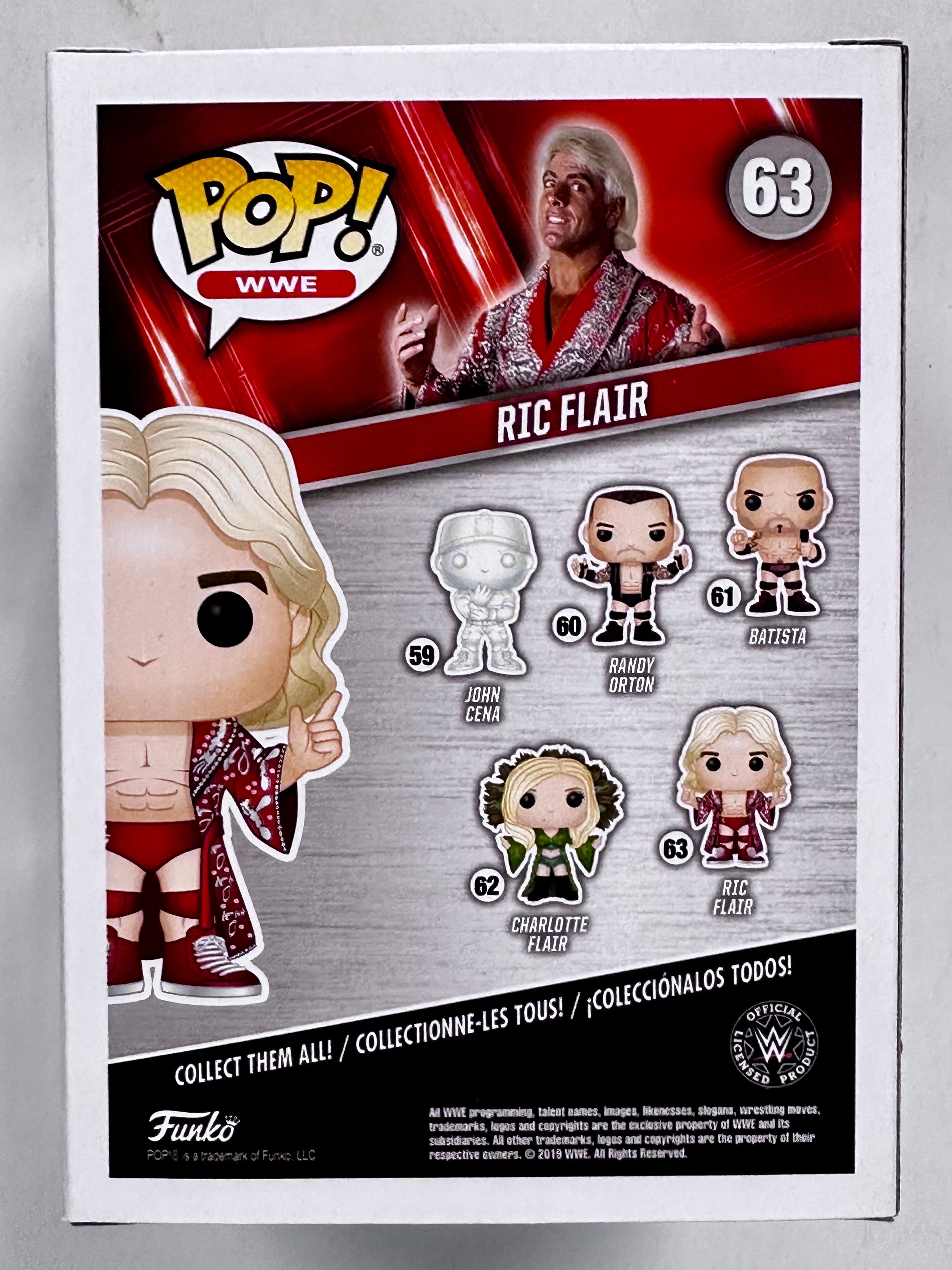 Ric Flair Signed WWE Wrestling 16X Champion Vaulted Funko Pop! With JSA COA