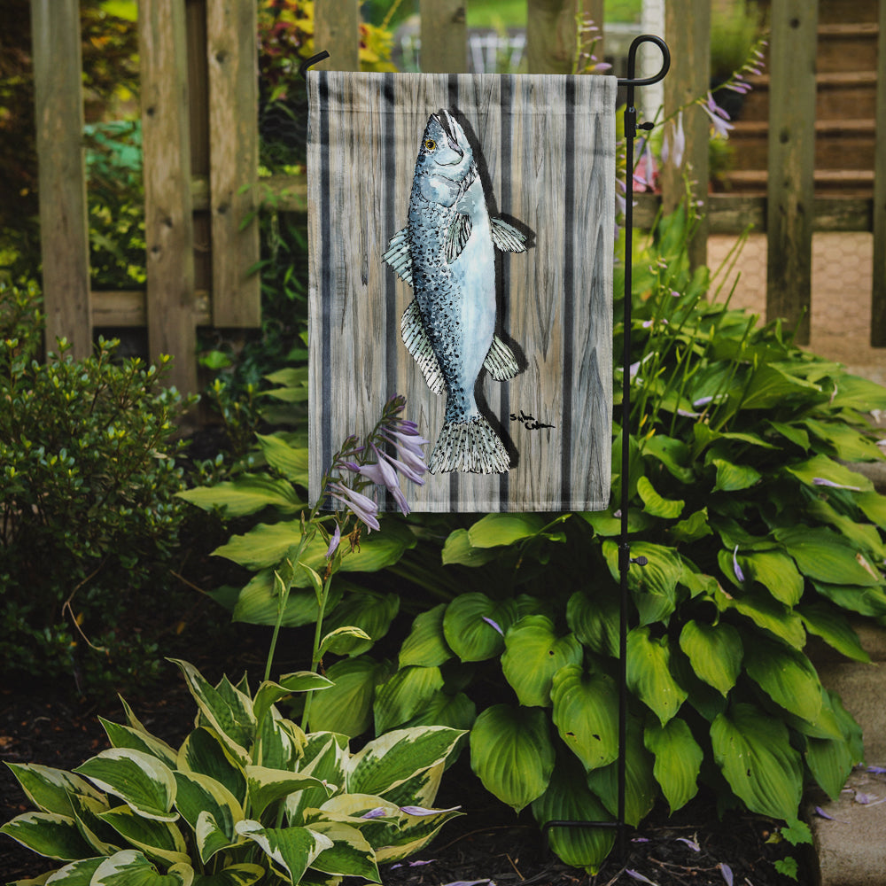 Fish Trout Garden Flag Mailbox Decorative Yard Banner Outside Patio Artwork for Flower Beds, Garden Size, Multicolor