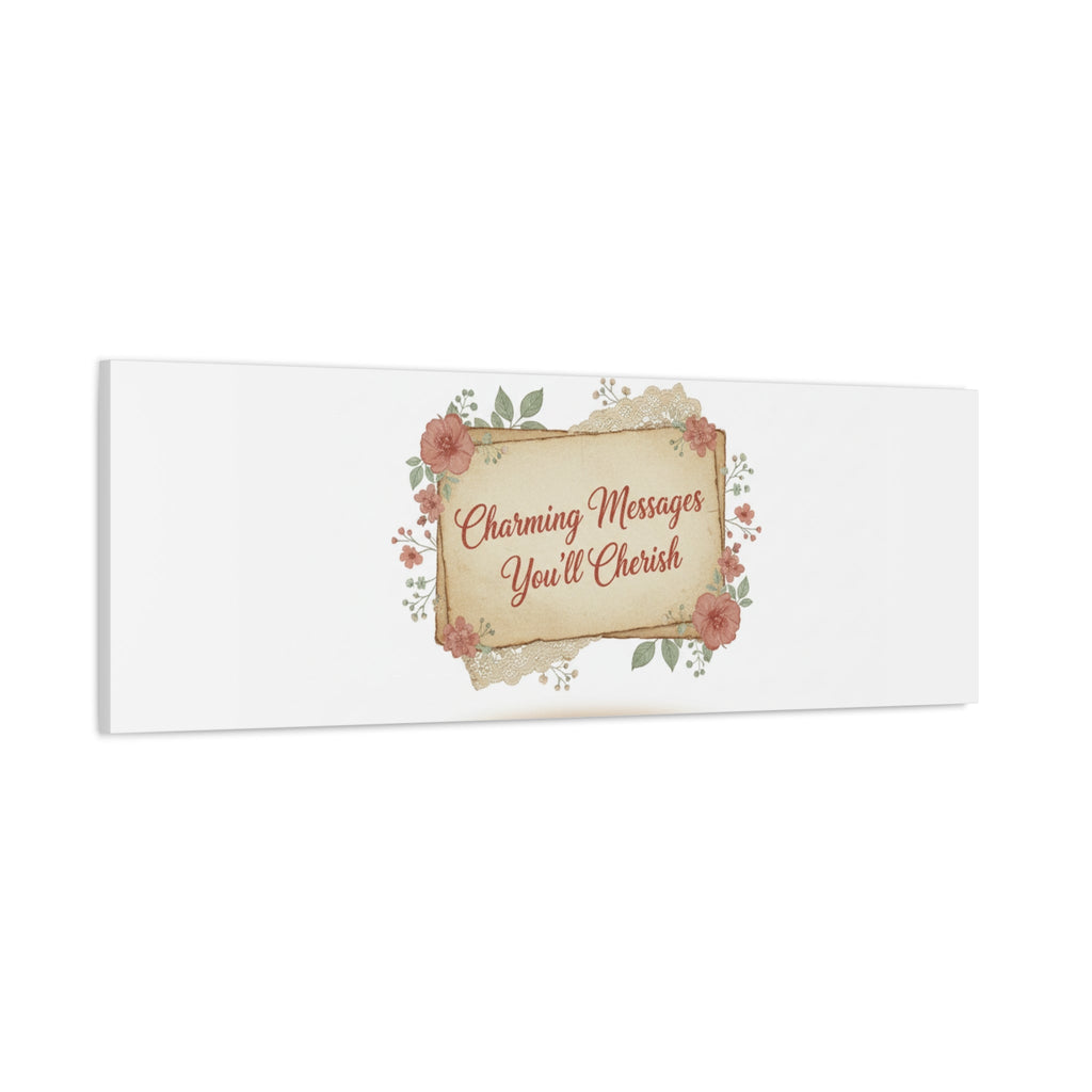 Love Letter Collage Canvas, Vintage Letter Art, Wax Seal Romance Print